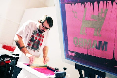 Last year, Bon-Ton celebrated its partnership with Australian clothing brand Mambo by hosting a party for surfers and skaters at New York's Drive In Studios. At the event, attendees could choose from one of four Mambo-designed graphics for a custom silk-screen T-shirt made by Underground Press.