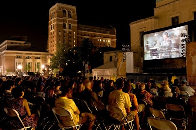 Outdoor movie screenings at Top of the Park