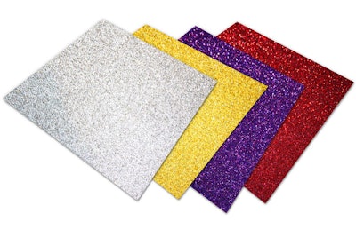 The brand-new Diamond Event carpet collection from Reznick Carpets will add a little sparkle to events this fall. The glittering carpets comes in four colours: red, purple, gold, and silver.