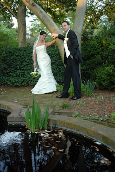 Lily pond: Photographers and bridal couples find inspiration here!