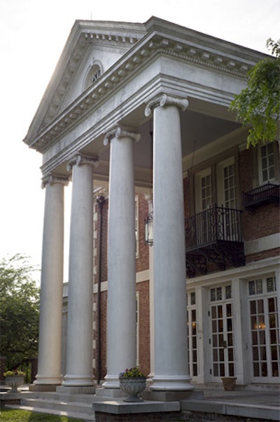 Mansion back porch
