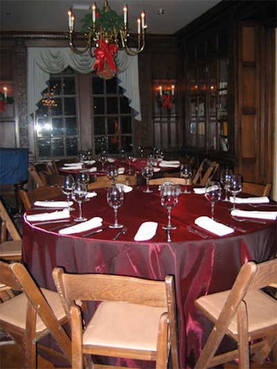 The mansion is decorated yearly for the holidays by the Garden Clubs