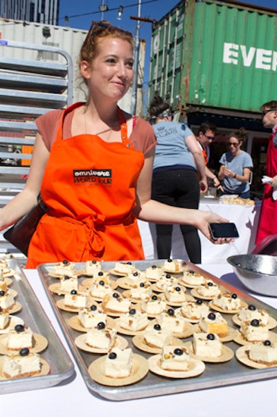 In another nod to neighbor Junior’s Cheesecake: Pistache, a new bakery started by two young Frenchwomen. I met one of them, Noemie Videau Zagar, who offered cheesecake. It had two different layers and was insanely light and soft, and it was hard to pay attention to her while I devoured two of these.