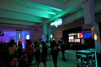 Looking to reinforce the importance of digital media to its brand, Bravo's New York upfront event in April had a space called 'Digital World' that included TV screens, latops, iPhones, and iPads. For guests, there was a phone charging station as well as a spot that printed images posted on Instagram.