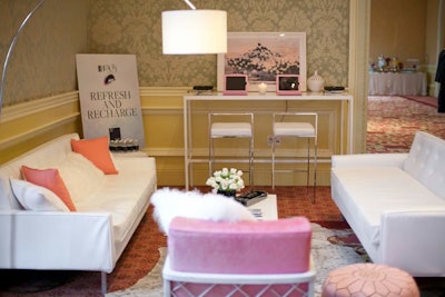 This May, WWD hosted its C.E.O. Beauty Summit in Miami, bringing 280 executives in the beauty industry to town for a three-day discussion. During networking breaks and between sessions, attendees could charge their devices in the dedicated 'refresh and recharge' lounge.