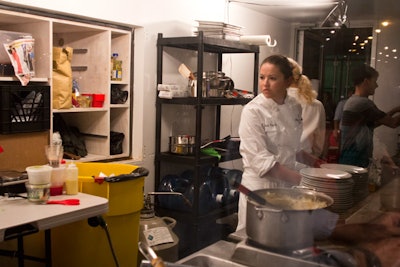 The kitchen at the Omnivore World Tour’s “Fucking Dinner” (their nomenclature, not mine) was modest.
