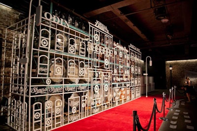 On September 5, Target hosted a private party for V.I.P.s to preview the Shops at Target pop-up inside Highline Stages. Just past the entrance, a three-dimensional frame resembling the outline of a building served as the step-and-repeat.