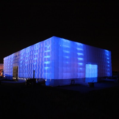 Outdoor 50' by 50' cube