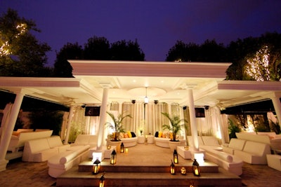 Outdoor Oasis at The Chateau Briand Caterers Long Island NY
