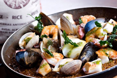 Paella de mariscos