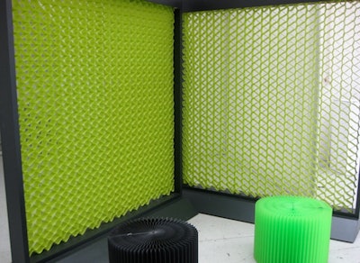 Paper drop green