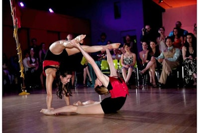 … or wow your guests with contortion.