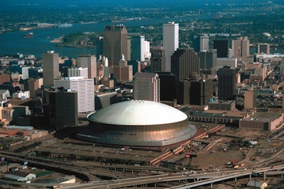 The Mercedes-Benz Superdome in New Orleans will host the 2013 Super Bowl as well as the inaugural Super Bowl Boulevard.