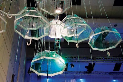 Umbrella Chandelier