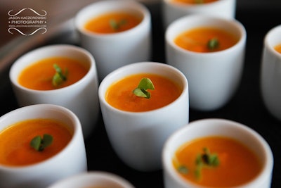 Curried Carrot Soup Shooters