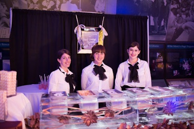 At Radish’s make-your-own ice cream float bar, staffers let guests choose their own flavors of gelato.