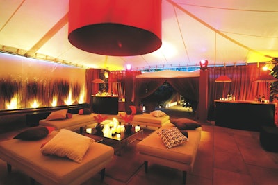 McGinley Tent, lounge area