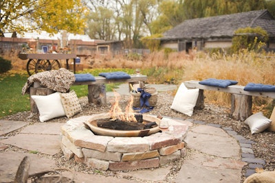 The Fire Pit – perfect for chilly fall evenings
