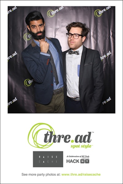 Branding on photo printout: Raise Cache NY Fashion Event Fundraiser