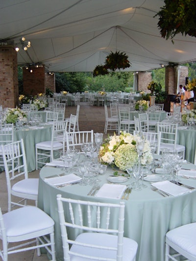 McGinley Tent, seated dinner