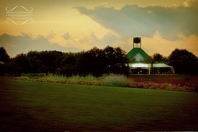 McGinley Pavilion at sunset