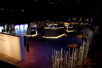 Audemars Piguet turned the 40th anniversary of its Royal Oak timepiece into a traveling art exhibit. The showcase, which kicked off in New York this past March, put the watches in custom cases that resembled rock fragments. Each of the structures had a steel exterior, walnut interior, and was underlit to create the illusion of floating.