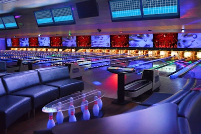 Take employees bowling as a holiday-time teambuilding activity. Newly renovated just in time for the season, Diamond Strike Lanes in Pompano Beach has reopened its doors. The 32-lane space is available for buyout, and packages start at $20 per person. A special holiday package offers two hours of bowling, shoe rentals, appetizers, wings, and pizza for as many as six guests for $100.