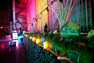 The Addams Family-inspired Citi Performing Arts Center Gala in 2011 was ridden with graveyard imagery.