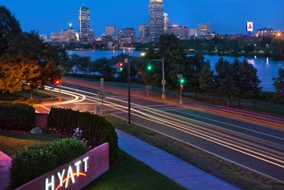 Take in breathtaking views of the Boston skyline.