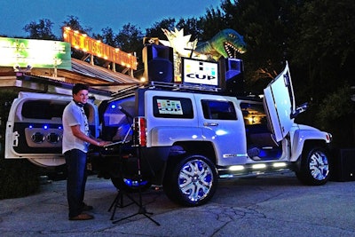 Hummer H3 Xtreme, outdoor theme park corporate event