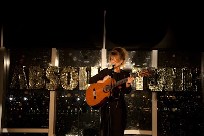 Selah Sue performed at the Solange Knowles-hosted party inside Le Bain.