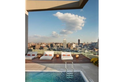 The James New York Rooftop Pool