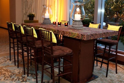 Fabric Covered Table Lid: Fully customizable for any decor.