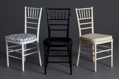 Enhance traditional Chiavari chairs with our endless cushion options.