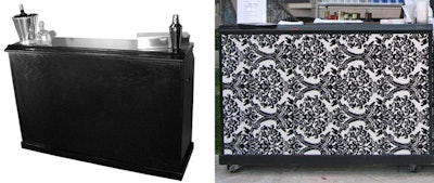 5' Black Ebony Bar (Available With Custom Bar Fronts)