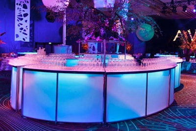 Translucent Circular Bar, 16' Diameter