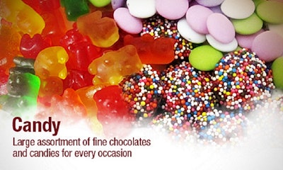 Hundreds of bulk candies in stock