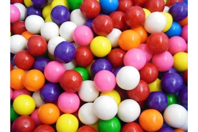 Brighten up candy buffets with colorful gumballs
