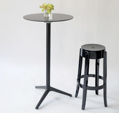 Flip highboy, $125, available in black and white on the East Coast from Taylor Creative Inc.