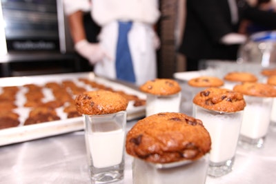 The Washington Hilton served milk and cookies at the after-party of this month's U.S.O. gala.