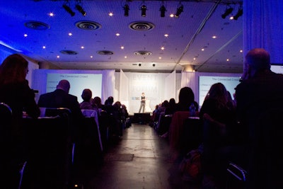 IML Worldwide provided the interactive elements of the Event Innovation Forum. Dynamic Drape & Decor provided draping, while Dazian Fabrics provided decor for the main stage.
