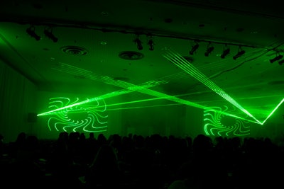 In addition to the innovation and knowledge presented to attendees, Event Innovation Forum guests also enjoyed a visually stunning show by Lasertainment.