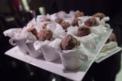 The hotel served a twist on the classic New Orleans staple of beignets, which were topped with cinnamon and sugar instead of powered sugar, for dessert.