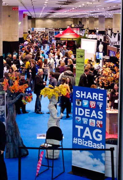 BizBash IdeaFest attendees explored the trade show floor for the latest trends and resources for 2013 events.