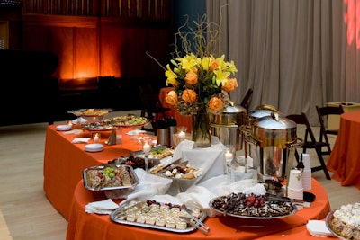 Elegant table setting for a private party