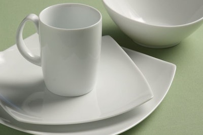 Aurora China is a great, modern alternative to standard white.