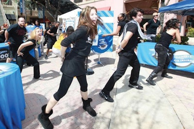 On March 6, Oreo threw surprise celebrations around the world, including seven flash-mob parties in the U.S. where more than 40 dancers sang “Happy Birthday” and danced on the streets.