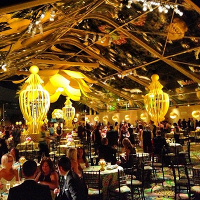 14. A gold color scheme decorated the tent for HBO's September Emmy party in Los Angeles.Click to Like, Comment, or Follow Us on Instagram