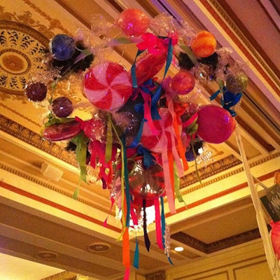 9. A chandelier crafted from candy hung from the ceiling at the Joffrey Ballet's Nutcracker Family Dinner in Chicago this month.Click to Like, Comment, or Follow Us on Instagram