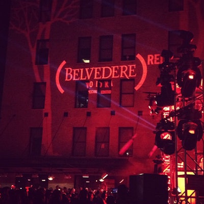 20. Belvedere hosted an outdoor concert in November and flooded New York's meatpacking district with red projections.Click to Like, Comment, or Follow Us on Instagram